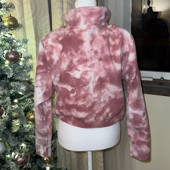 Half Zip Crop Sweatshirt - Picture 5 of 6